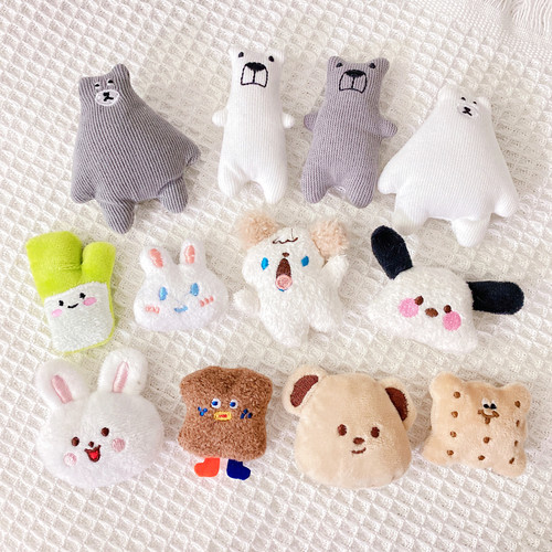 兔子熊饼干小狗装饰辅料配件胸针