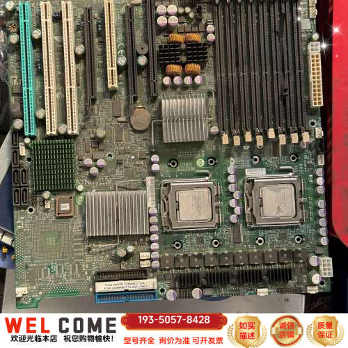 超微SUPER X7DA8+服务器主板，双路CPU插槽，支持详谈报价