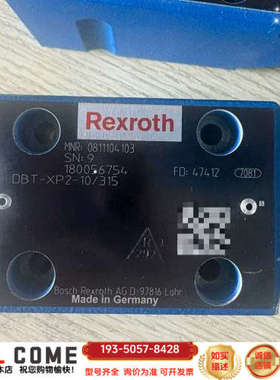 0811104103  DBT-XP2-10/315力士乐品详谈报价