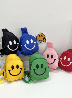 时尚运动儿童小胸包男童帅气夏季洋气宝宝包包女孩小胸包女童腰包