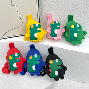 幼儿园卡通单肩斜跨胸包 潮时尚 儿童男宝宝零食小包包2026夏季 新款