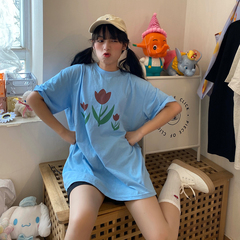 Real shot and real price design: a few loose pants missing cotton short sleeve T-shirt for women