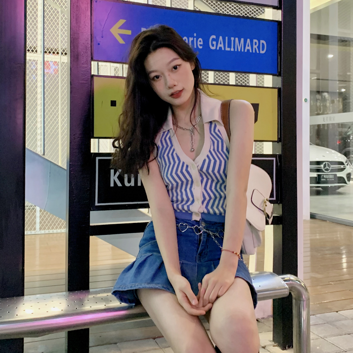 #實拍實價# 夏季內搭性感修身辣妹短款吊帶背心女