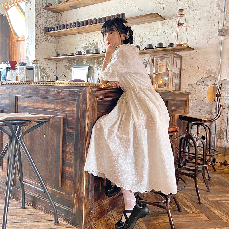 Real price French first love gentle wind little Dress Lady Xia