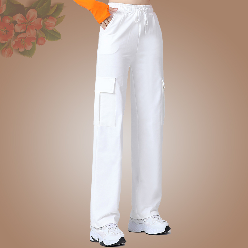 时尚运动工装裤女新款舞蹈长裤