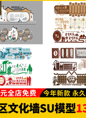 现代北欧简约侘寂风衣帽间装饰鞋包箱包柜收藏柜草图大师SU模型库