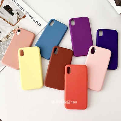苹果iPhoneXR手机壳液态硅胶