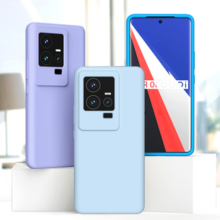 8纯色IQOO10全包12Pro防摔neo6se保护套Y53S竞速Z6套Neo9 Neo7 适用iQOO11手机壳vivo Z3液态硅胶Z5X简约iqoo