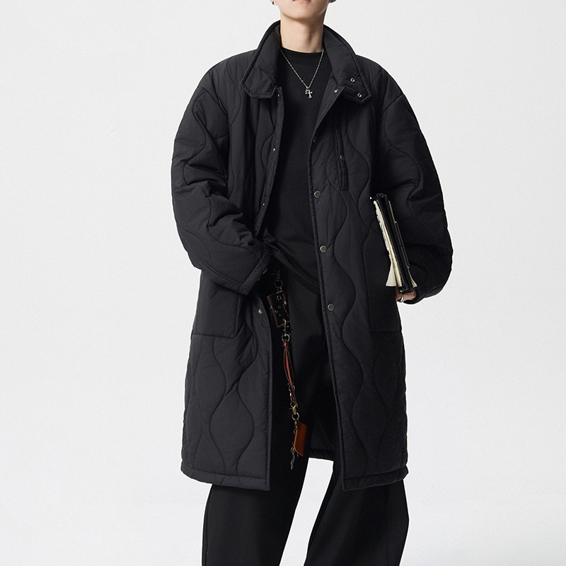 加肥加大码中长款棉服外套