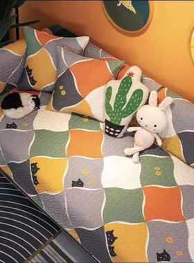 夹棉沙发垫四季春夏布艺沙发垫防滑罩简约现代坐垫全盖靠背巾垫子