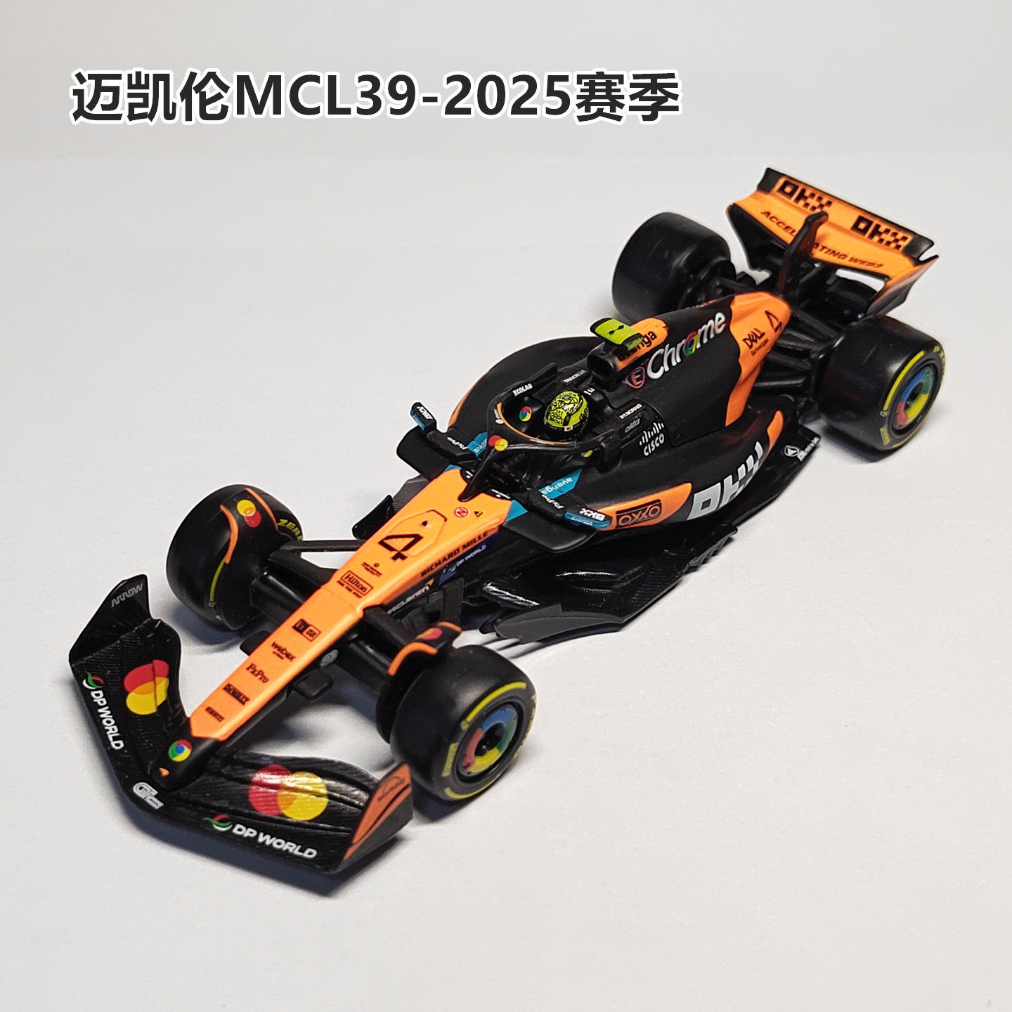 比美高1/43迈凯伦F1合金车模