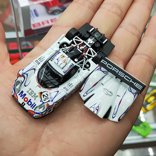 TH1/64保时捷911GT1 LM1998勒芒冠军车#26收藏合金小汽车模型摆件