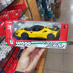 比美高1/24法拉利SF90XX赛道版静态仿真合金汽车模型收藏金属车模