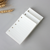 加厚120gM5a8a6a5手帐活页纸横线方格空白替芯内页旅游打卡小本子