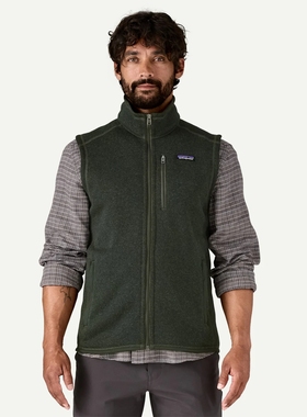 Patagonia巴塔哥尼亚2025秋冬男款保暖抓绒马甲Better Sweater