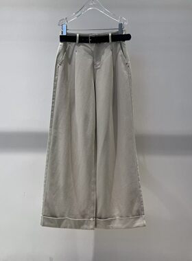 佳禾艾诺丝2026春秋季新款时尚百搭阔腿牛仔裤长裤女BR321152-889