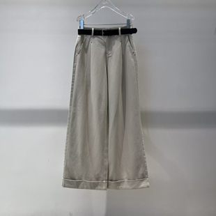 佳禾艾诺丝2026春秋季新款时尚百搭阔腿牛仔裤长裤女BR321152-889