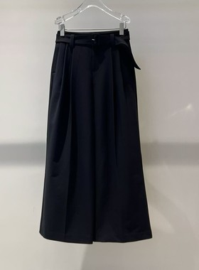 商场同款2026春季新腰带高腰阔腿裤垂感休闲裤长裤女BR301160-980