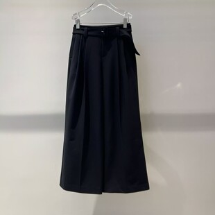 佳禾艾诺丝2026春款腰带高腰阔腿裤垂感休闲裤长裤女BR301160-980