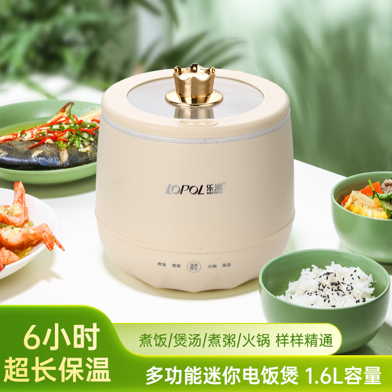 乐浦多功能小电饭煲智能家用迷你电饭锅学生宿舍小型电煮锅1-2人