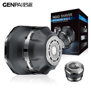 光头神器一机两用全身水洗单刀头数显自刮自理剃须刀type c接口