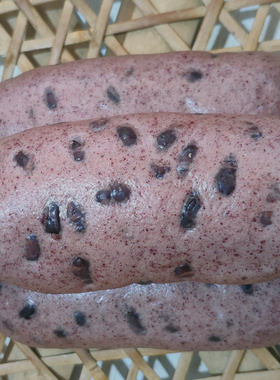 紫薯黑米红豆馒头粗粮五谷儿童营养健康台州临海早餐小吃一包5个