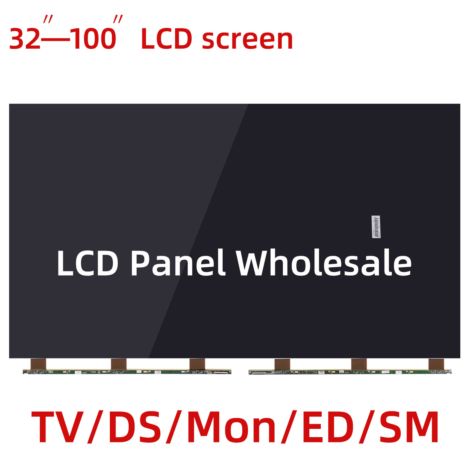 TV LCD Bare Screen Panel 32-98 Inch Samsung LG TCL G32 Assy
