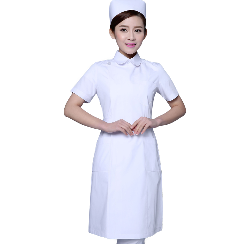护士服分体套装夏季短袖女 白大褂长袖 美容院皮肤管理工作服套装
