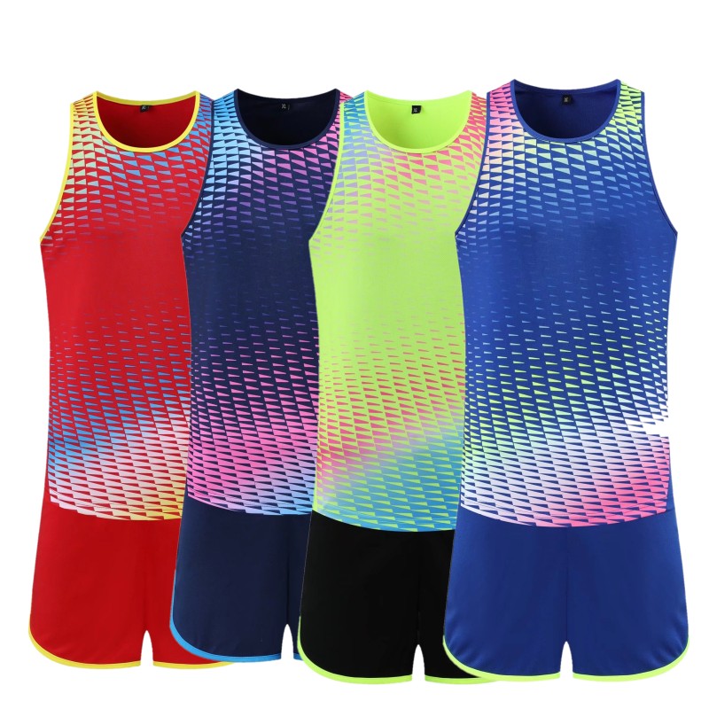 田径服套装男女运动服马拉松长跑背心比赛健身服背心体考跑步训练