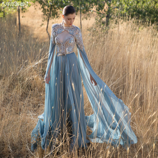 新娘结婚敬酒服2023新款 主持人年会显瘦订婚仙裙酒会生日宴长礼服