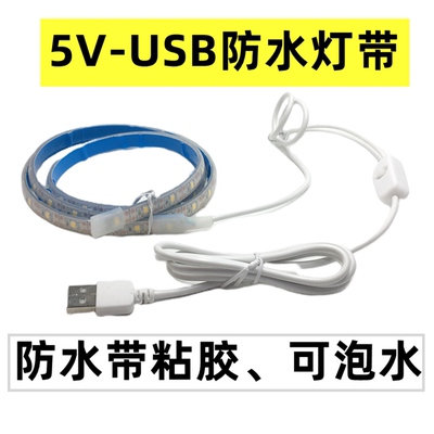 防水可泡水鱼缸灯露营灯