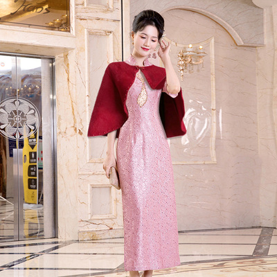 新中式旗袍礼服上衣气质优雅