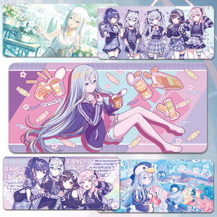 PJSK世界计划鼠标垫宵崎奏卡面25时超大键盘办公桌垫动漫游戏周边