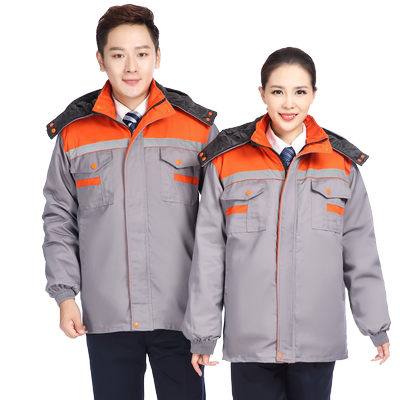 冬季工作服棉衣加厚棉袄印LOGO
