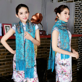 南京特色伴手礼锦云围巾出国礼物女士生日礼品商务旅游纪念品围脖