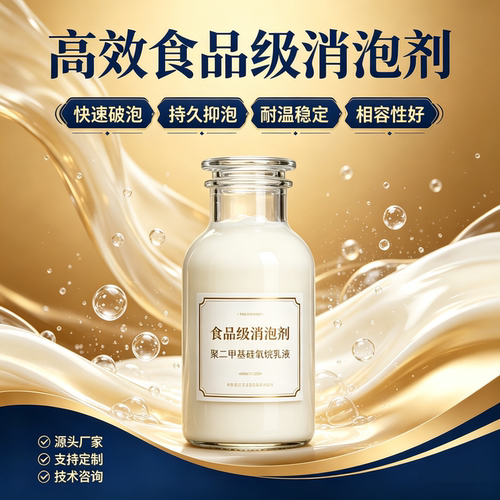 食品级聚二甲基硅氧烷乳液 乳化硅油 豆浆鸭血加工消泡GB2760标准