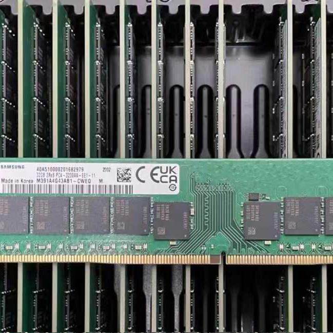 三星32GB DDR4纯ECC UDIMM 32G服务器内存条 2133/2400/2666/3200