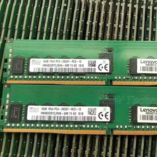 SK海力士现代16G 2RX8 PC4-2933Y ECC REG HMA82GR7CJR8N-WM 内存