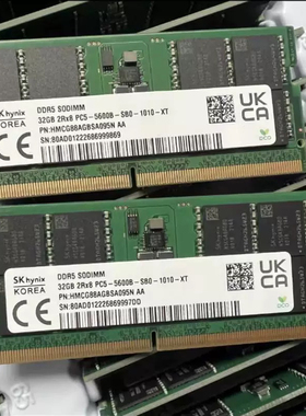 SK/海力士DDR5 5600 32G笔记本全新内存条HMCG88AGBSA095N