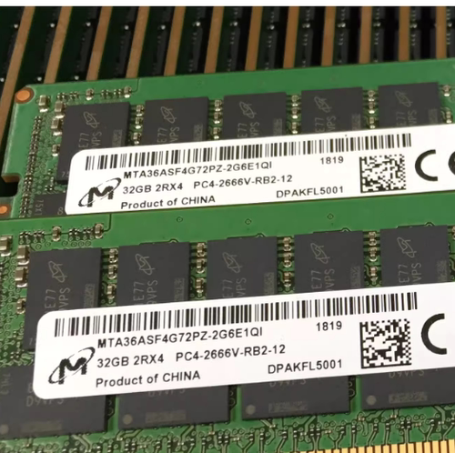 MT镁光32G 2RX4 PC4-2933Y 2933MHZ ECC REG RDIMM 服务器内存条