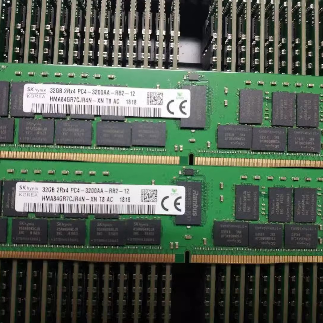 全新 SK海力士 32G 2RX4 PC4-3200AA DDR4 ECC REG 服务器内存条
