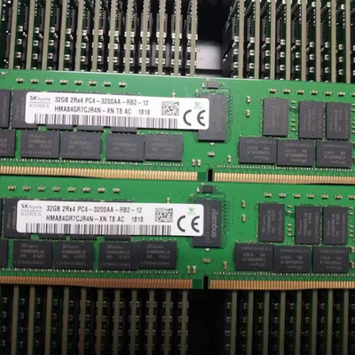 全新 SK海力士 32G 2RX4 PC4-3200AA DDR4 ECC REG 服务器内存条