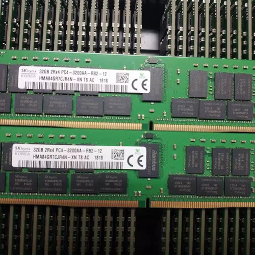 全新 SK海力士 32G 2RX4 PC4-3200AA DDR4 ECC REG 服务器内存条