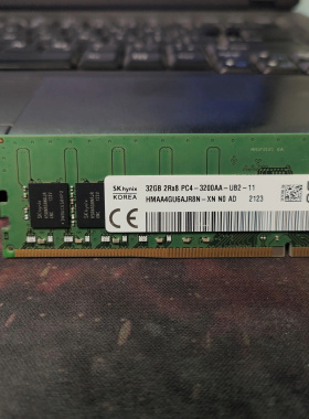 原装 SK 海力士 32G 2RX8 PC4-3200AA台式机内存HMAA4GU6CJR8N-XN