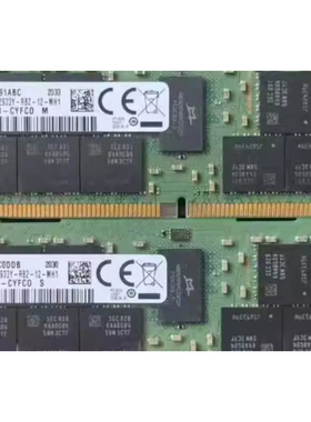 三星 M393AAG40M3B-CYFCQ 128G 2S2RX4 2933Y ECC REG 服务器内存