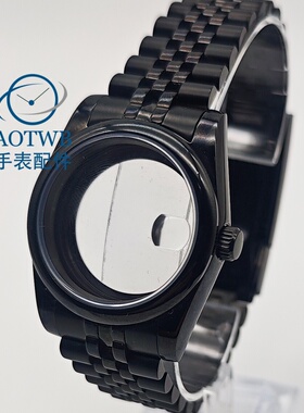 改款手表表壳36/39mm黑色圆边表壳五铢带NH35 ETA2824 Miyota8215