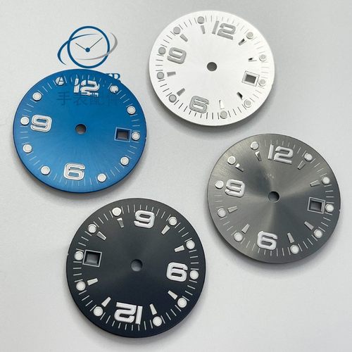 31.5mm黑色表盘适合美优达8215 8205系 ETA 2836 2824DG2813 3804