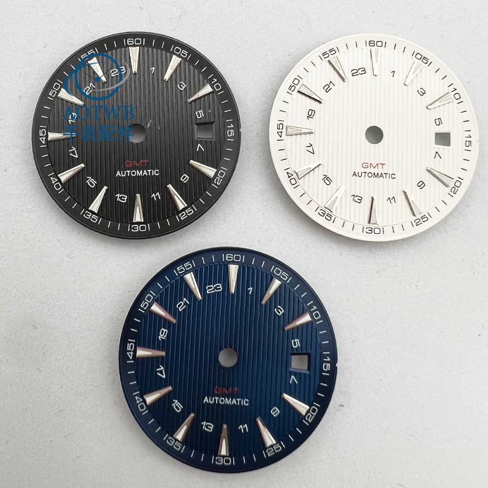 31mm黑蓝白表盘适合eta284 明珠2813 3804美优达8205 8215 821a机