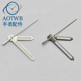 手表配件表针银色枪色夜光绿色适合NH35 PT5000 miyota8215机芯