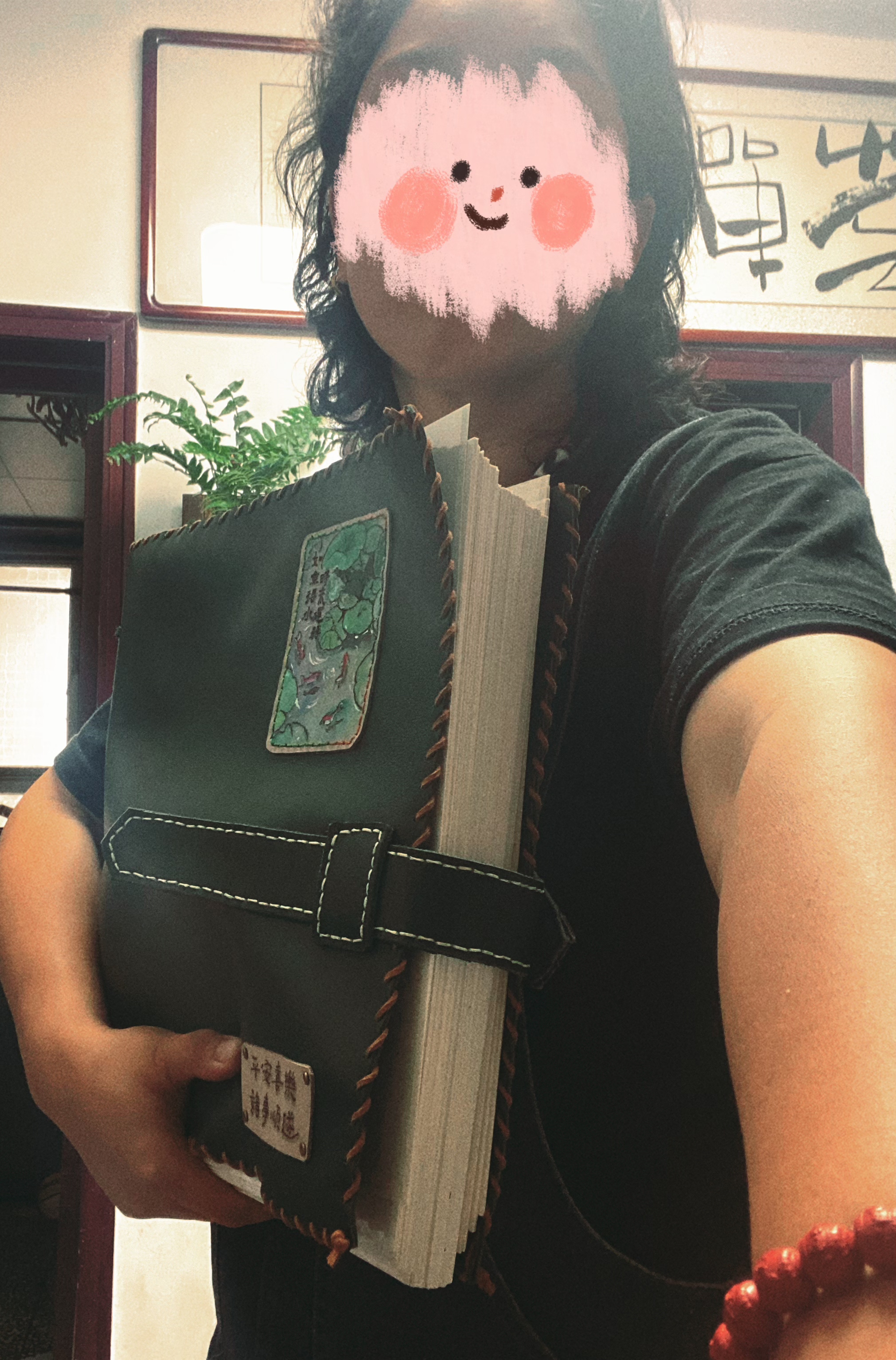 原创超大自贴式覆膜相册 DIY皮色页数封面内容可自由设计复古相册